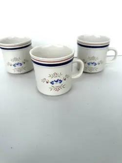 STONEWARE TEA/COFFEE CUPS