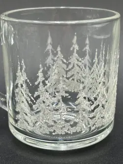 HANDLED GLASS CUP