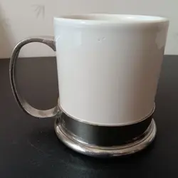 PEWTER COFFEE MUG