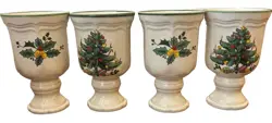 HOLLY TREE GOBLETS