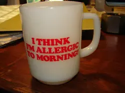 ALLERGIC TO MORNING