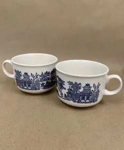CUP BLUE WILLOW