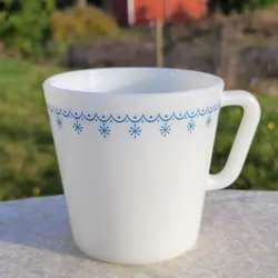 CUP BLUE SNOWFLAKE