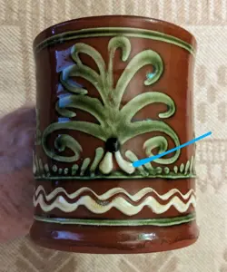 REDWARE MUGS