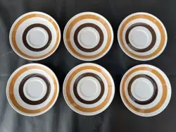 SAUCER BROWN STRIPE
