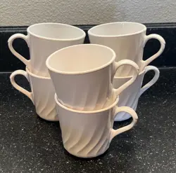 SWIRL COFFEE MUGS.