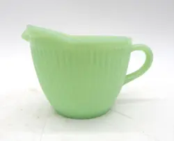 VINTAGE FIRE KING JADEITE JANE RAY CREAMER JADE-ITE