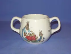 TWO DOUBLE HANDLED