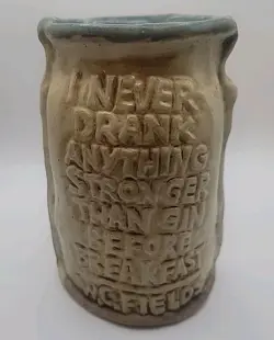 POTTERY MUG/TANKARD GIN