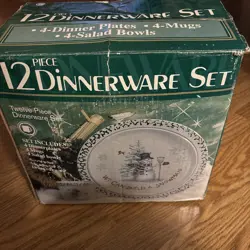 16-PC DINNERWARE STONEWARE