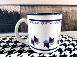 VINTAGE QUILTING MUG