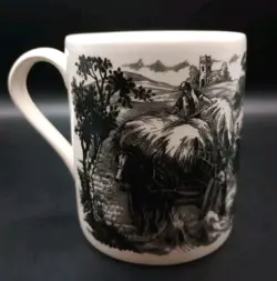 BLACK PATTERN TRANSFERWARE