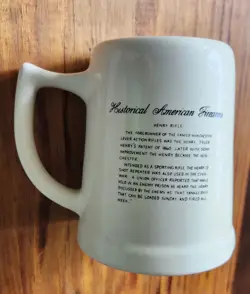 CERAMIC STEIN MUG