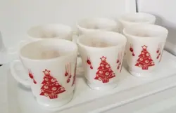 MILK GLASS CUPS/MUGS