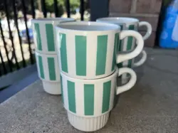 TURQUOISE GREEN STRIPED