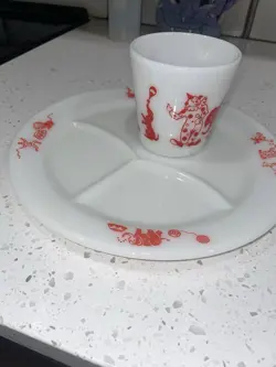 PYREX CIRCUS PLATE