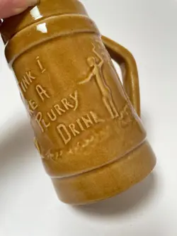 POTTERY TANKARD MUG