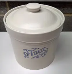 YORKTOWNE STONEWARE CANISTER