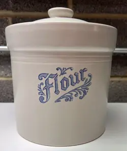 STONEWARE CANISTER