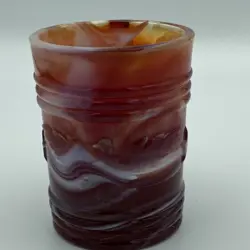 RED SLAG GLASS