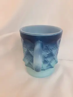 HOCKING FIRE-KING BLUE