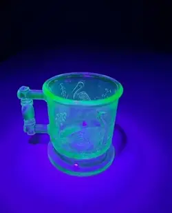 GLASS STORK PEACOCK