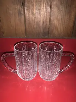 LEAD CRYSTAL MUGS
