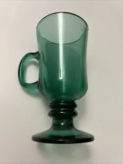 VINTAGE LIBBEY GREEN