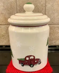 POTTERY RED TRUCK