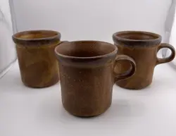 SET OF 3 VINTAGE MCCOY CANYON MESA COFFEE MUGS