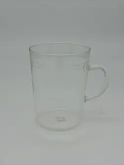 SCHOTT MAINZ JENA GLAS VINTAGE COFFEE TEA CLEAR GLASS CUP MUG MCM