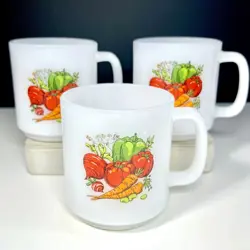 VINTAGE GLASBAKE VEGETABLES