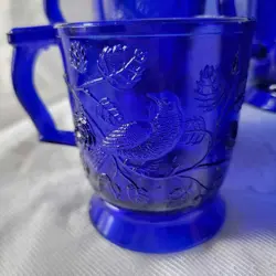 PRESSED GLASS MUG