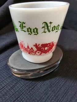 NOG CHRISTMAS GLASS