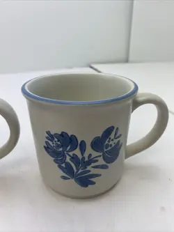 YORKTOWNE STONEWARE MUGS