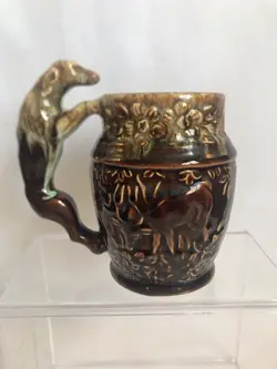 DOG HANDLE MUG.