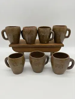 MUGS CLAY COFFEE