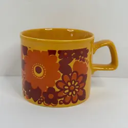 ORANGE ENGLISH POTTERY
