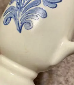 YORKTOWNE STONEWARE FOOTED