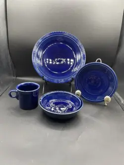 BLUE PIECE DINNERWARE