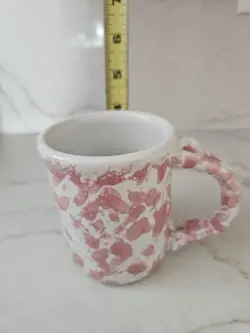 MUG WHITE PINK