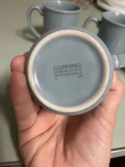 CUP GRAY BLUE