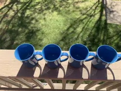 MUG CUPS BLUE
