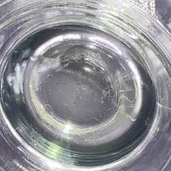 FOOTED CLEAR GLASS
