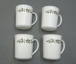 HOLLY COFFEE/TEA MUGS