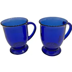 FOOTED VINTAGE PAIR
