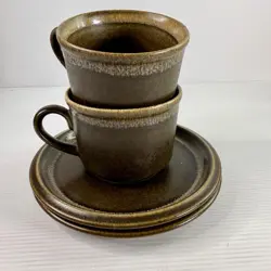 SAUCER PAIR OF