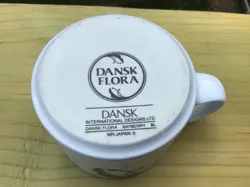 MUG WHITE BLUE