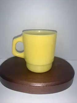 STACKABLE YELLOW COFFEE