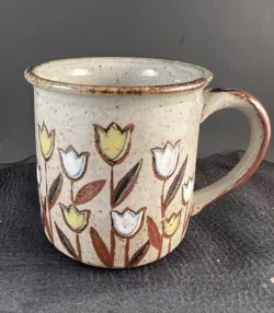 VINTAGE STONEWARE TULIP